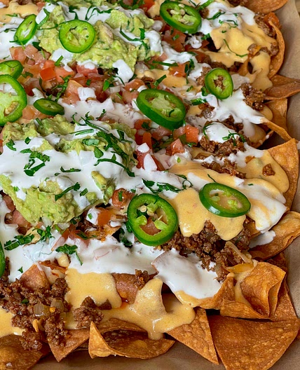 Loaded Beef Nachos 