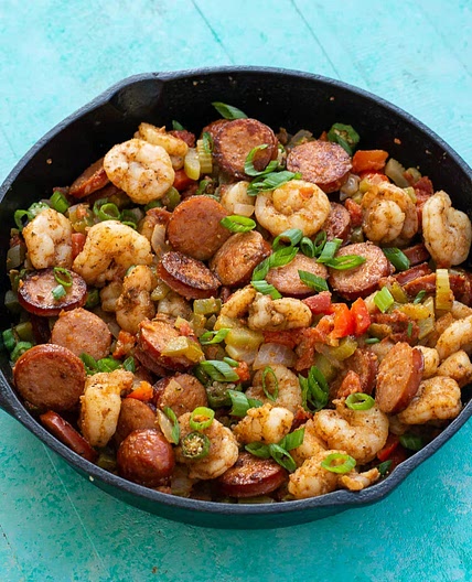 Creole Shrimp and Sausage Skillet