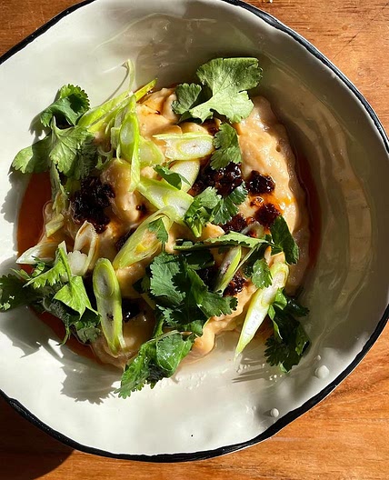 Creamy miso tahini beans (ZOE)