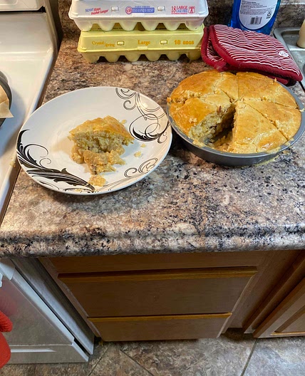 Breakfast potato pie
