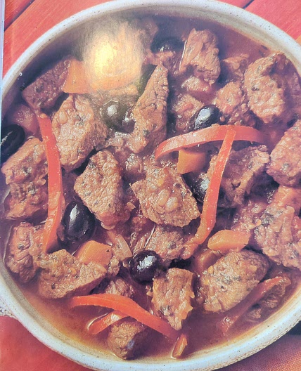 Beef stew with red wine