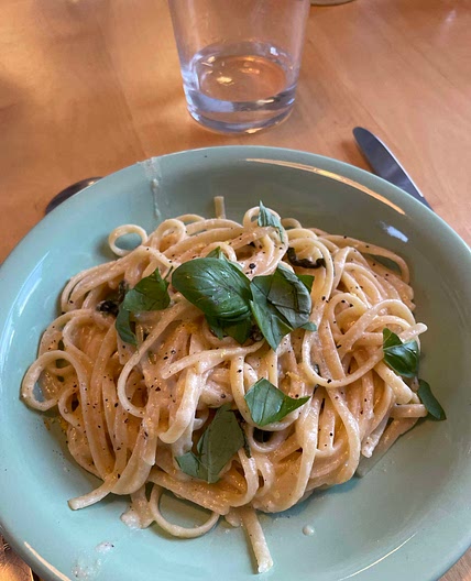 Tagliatelles citron basilic