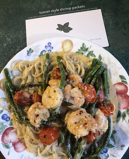 Tuscan Style Shrimp Packets