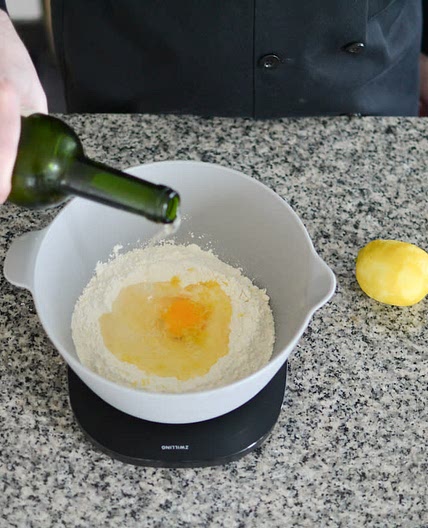 White Wine and Lemon Pasta Dough