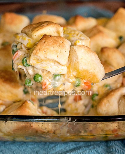 Chicken Pot Pie with Biscuits