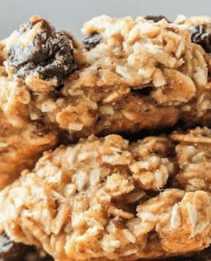Low Sugar Coconut Banana Oatmeal Cookies