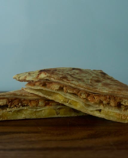 Peanut butter white chocolate wrap