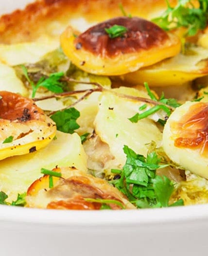 Codfish with Béchamel Sauce