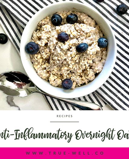 Anti-Inflammatory Overnight Oats
