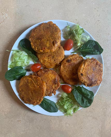 Aloo Besan Tikki