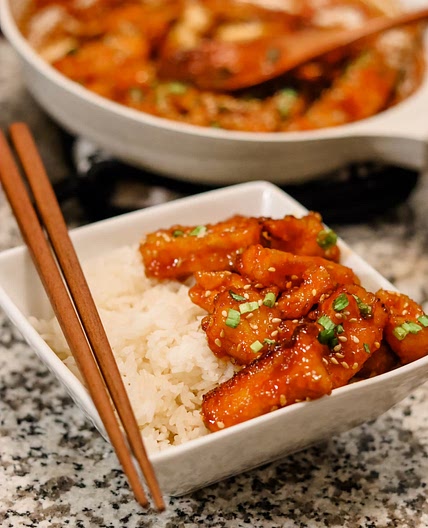 Spicy Korean Fried Tofu