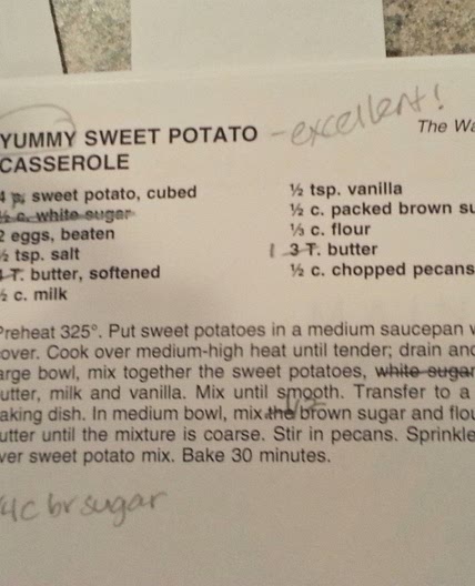 Yummy Sweet Potato Casserole
