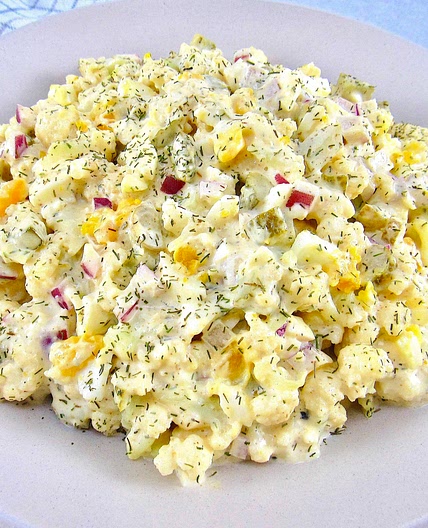 Keto Cauliflower "Potato" Salad
