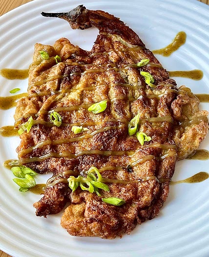 Crispy Tortang Talong - eggplant 