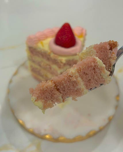 Strawberry Chiffon Cake