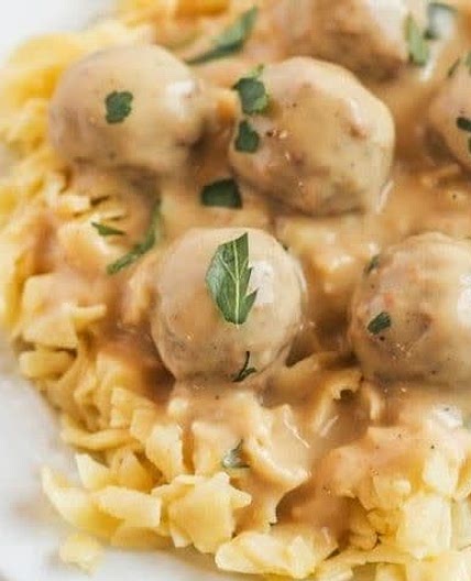 Quick Swedish meat balls