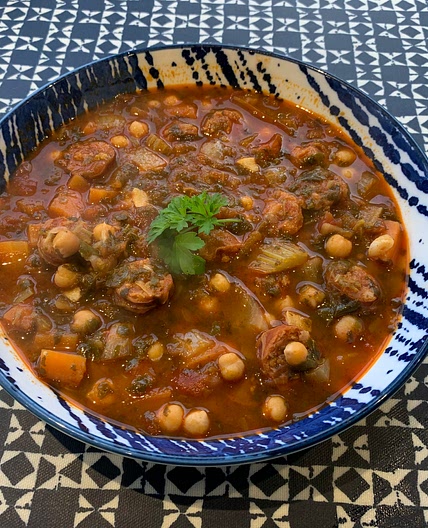 Chickpea and Chorizo Stew