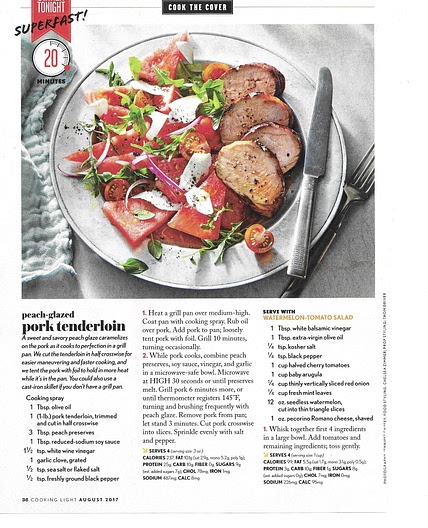Peach Glazed Pork Tenderloin
