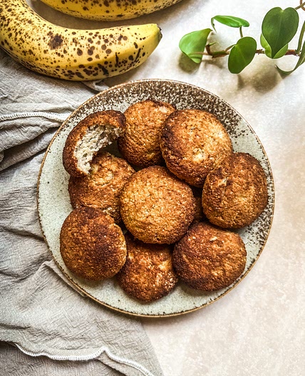 Easiest Chewy Banana Cookies