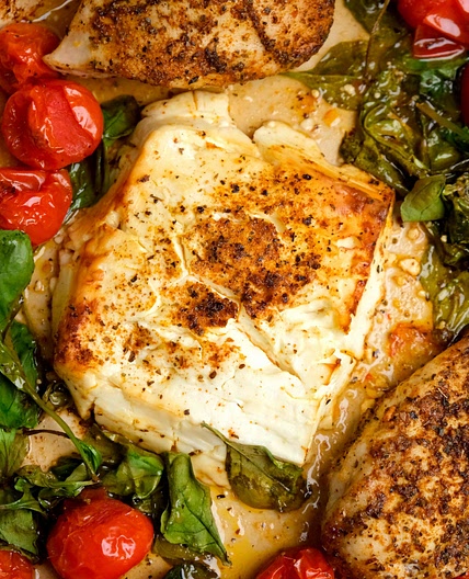 Baked Cajun Feta Orzo - The Good Bite