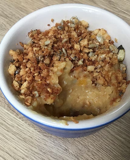 Apricot lentil pots
