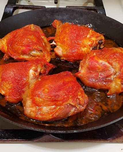 Sazon Chicken Thighs