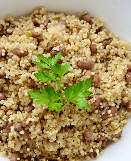 Quinoa & gungo peas