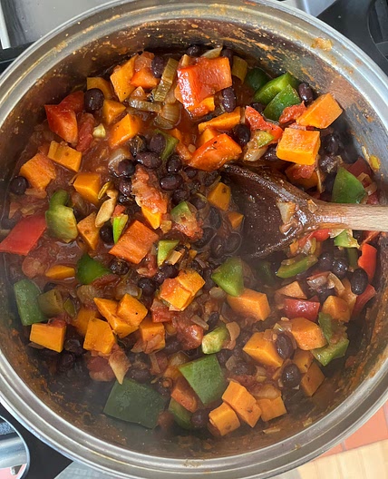 Black bean chilli