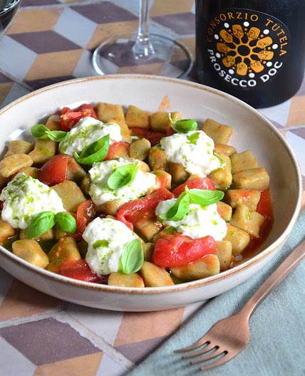 BBQ Aubergine gnocchi (eggplant gnocchi)
