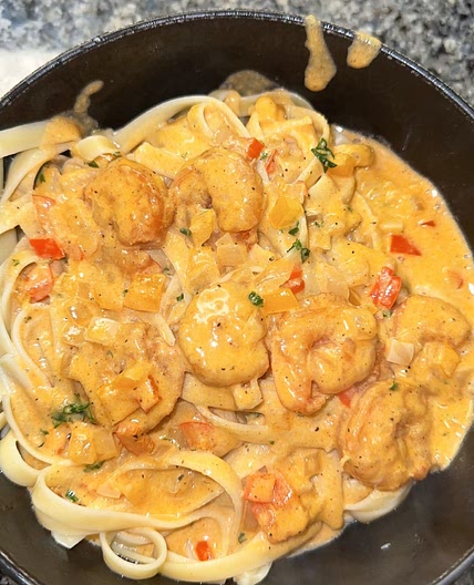 Kinda Cajun Shrimp Pasta