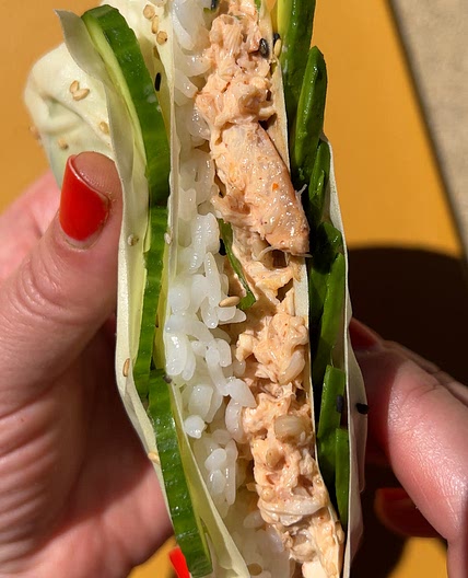 Spicy Crab Sushi Soy Paper Wrap