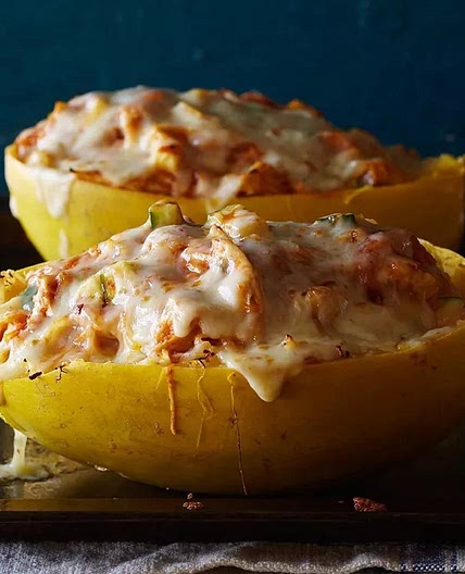 Chicken-Stuffed Spaghetti Squash