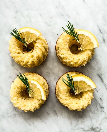 Lemon Olive Oil Bundt Cakes