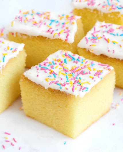 Vanilla Tray Bake