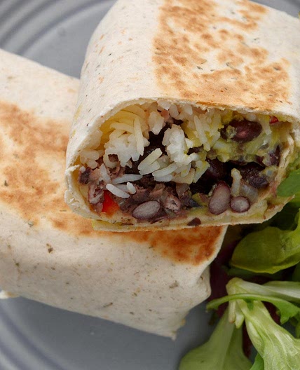 Black bean burrito