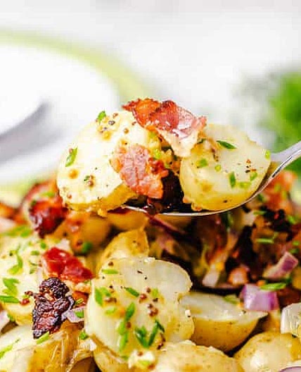 Potato Salad Without Eggs (Perfect BBQ Side Dish!)