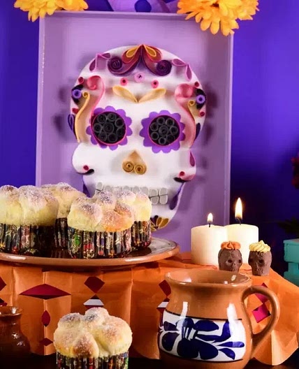 Cupcakes de Pan de Muerto