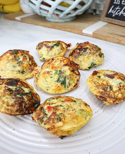 Mini Cottage Cheese Egg Bites