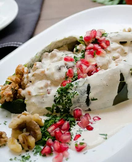 Chiles en Nogada con FAGE Total 0%
