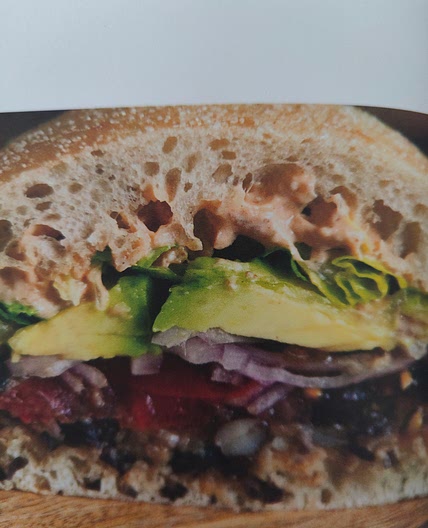 Black bean tortas with coconut chipotle mayo