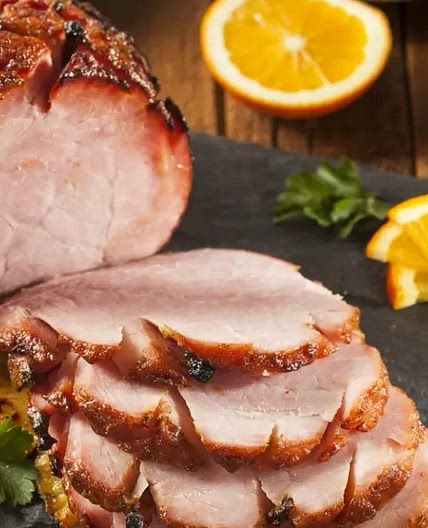 Jamon Glaseado con Mermelada al Horno