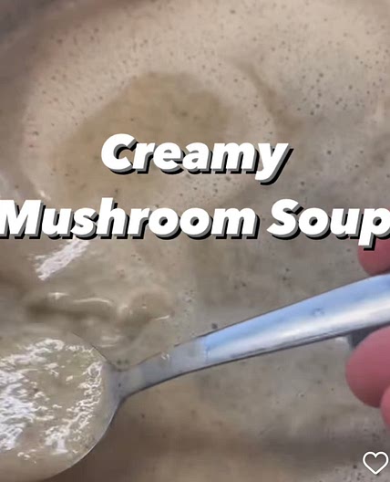 Creamy Mushroom Soup