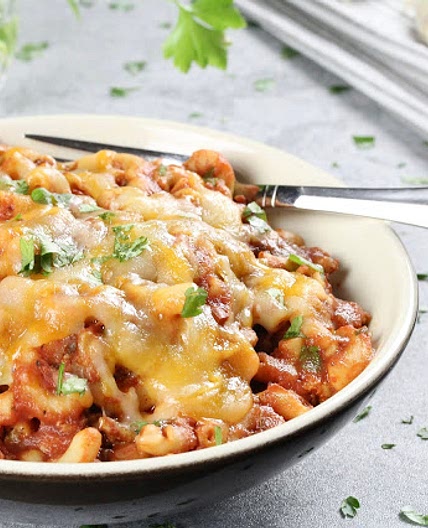 Turkey Taco Mac and Cheese