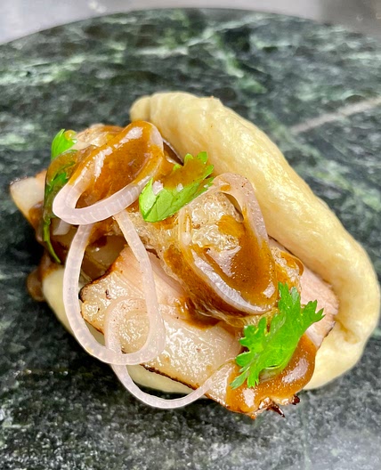 Sous-Vide Miso Pork Belly Bao