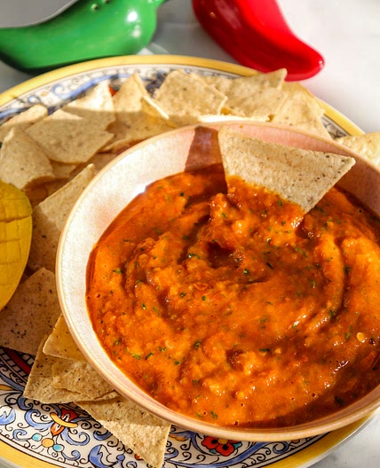 The Best Roasted Mango Salsa