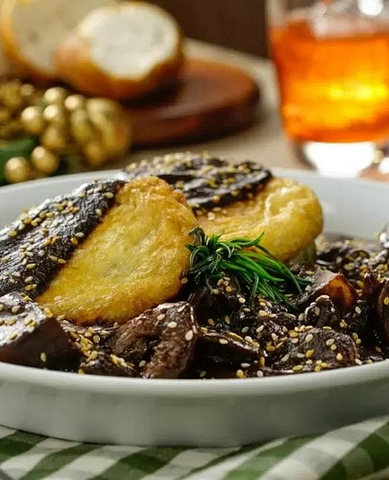 Tortitas de Romeritos con Mole