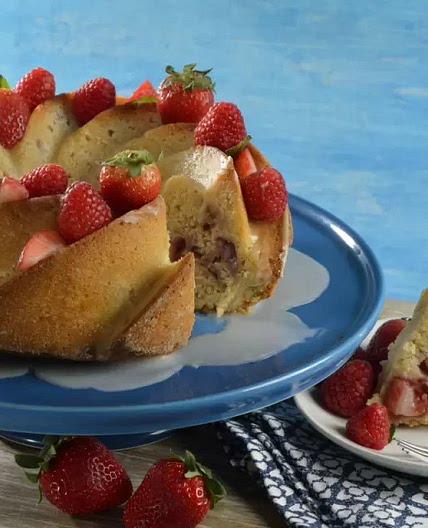 Panqué de Yogurt de Fresa