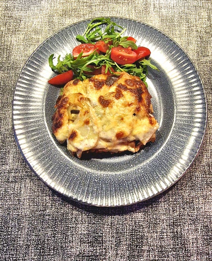 Aubergine & Lentil Greek Style Bake