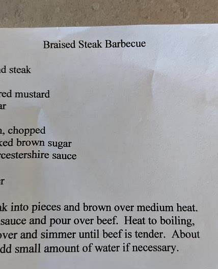 Braised Steak BBQ