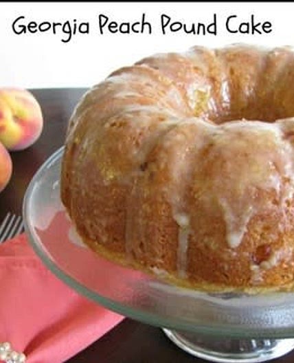Georgia Peach Pound Cake